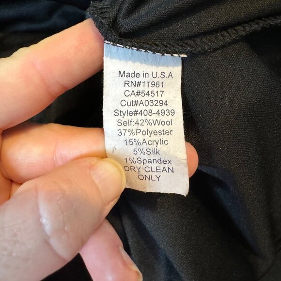 Bailey 44 Mini Tank Dress Burgundy Grey Brown Colorblock Wool Silk Blend Size M - Picture 8 of 11